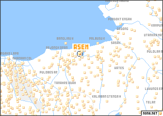 map of Asem
