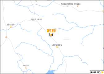 map of Asem