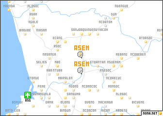 map of Asem