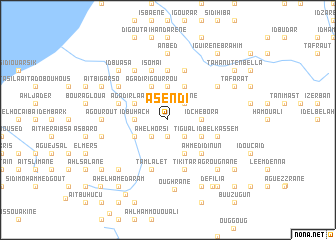 map of Asendi