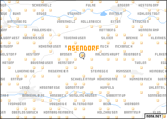 map of Asendorf