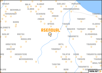 map of Asenoual