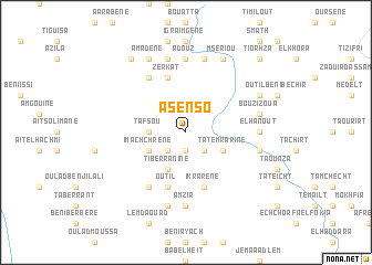 map of Asenso