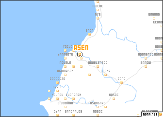 map of Asen