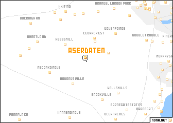 map of Aserdaten