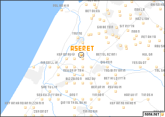 map of ‘Aseret