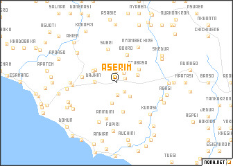 map of Aserim