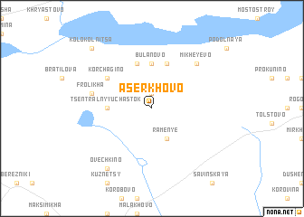 map of Aserkhovo