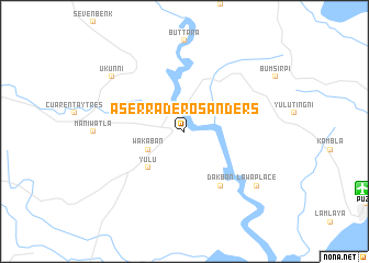 map of Aserradero Sanders