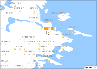 map of Aserum