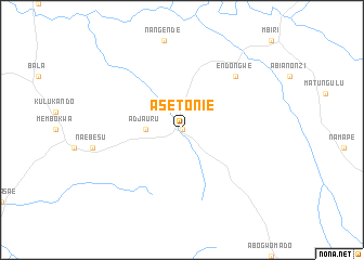 map of Asetonie