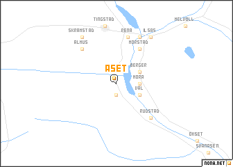 map of Åset