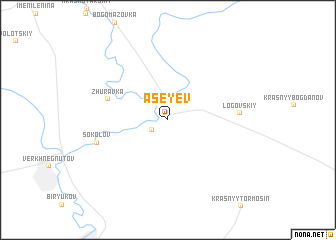 map of Aseyev