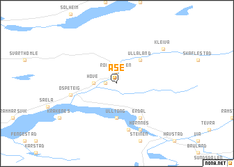 map of Åse