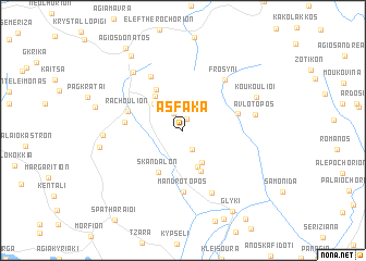 map of Asfáka