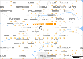 map of ‘Asgarābād Tappeh