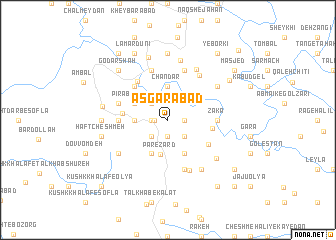 map of ‘Asgarābād