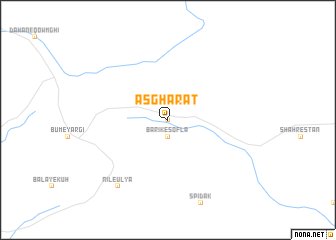 map of Aşgharāt