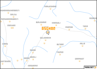 map of Āsghar