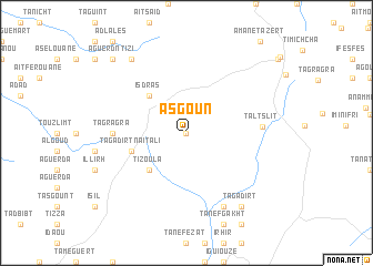 map of Asgoun