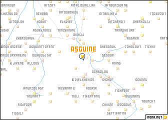 map of Asguine