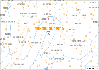 map of Ashābwāla Pind