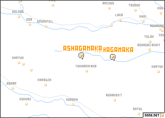 map of Ashaga-Maka