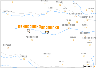 map of Ashaga-Maka