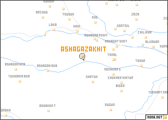 map of Ashaga-Zakhit