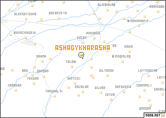 map of Ashagy Kharasha