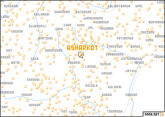 map of Ashārkot
