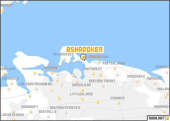 map of Asharoken