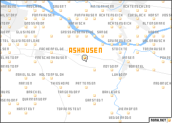 map of Ashausen