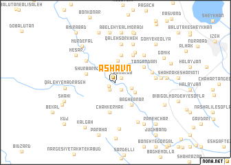 map of Ashāvn