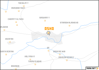 map of Asha