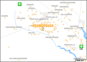 map of Ashborough