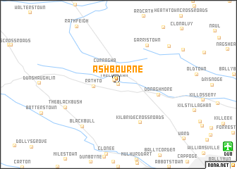 map of Ashbourne