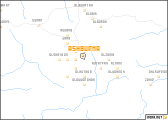 map of Ashburmā