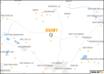 map of Ashby