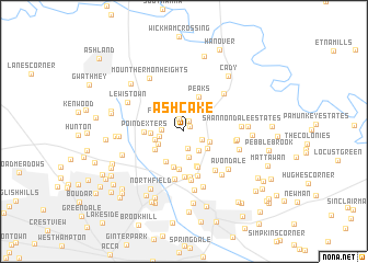 map of Ashcake