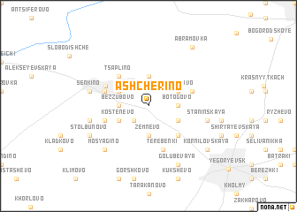 map of Ashcherino