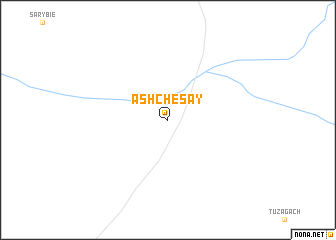 map of Ashche-Say