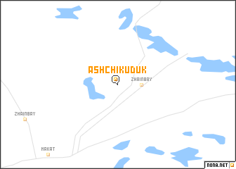 map of Ashchikuduk