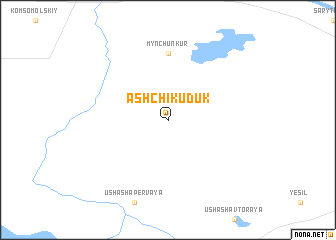 map of Ashchi-Kuduk
