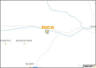 map of Ashchi