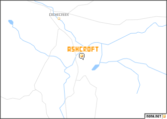 map of Ashcroft