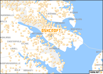 map of Ashcroft