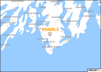 map of Ashdale