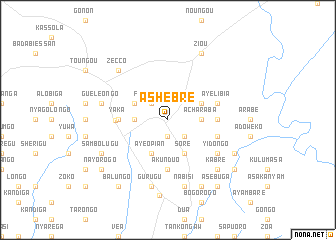 map of Ashebre