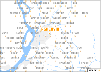 map of Ashebyin